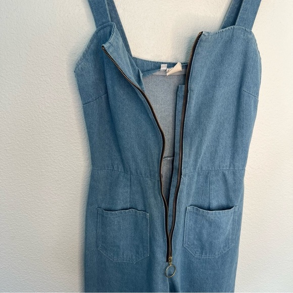 Denim Blue Jumpsuit - Picture 13 of 14